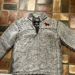 Boxercraft Gray Sherpa Pullover